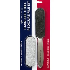 Americanails Stainless Steel Pedicure File Kit