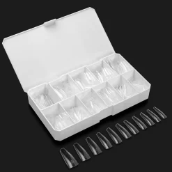 Apres French Manicure Gel-X Tips - Sculpted Coffin Long (330 pcs)