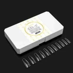 Apres French Manicure Gel-X Tips - Sculpted Coffin Long (330 pcs)