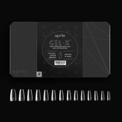 Apres Gel-X Natural Coffin Medium Box of Tips 2.0, 600 pcs.