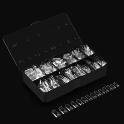 Apres Gel-X Natural Square Medium Box of Tips 2.0, 600 pcs.