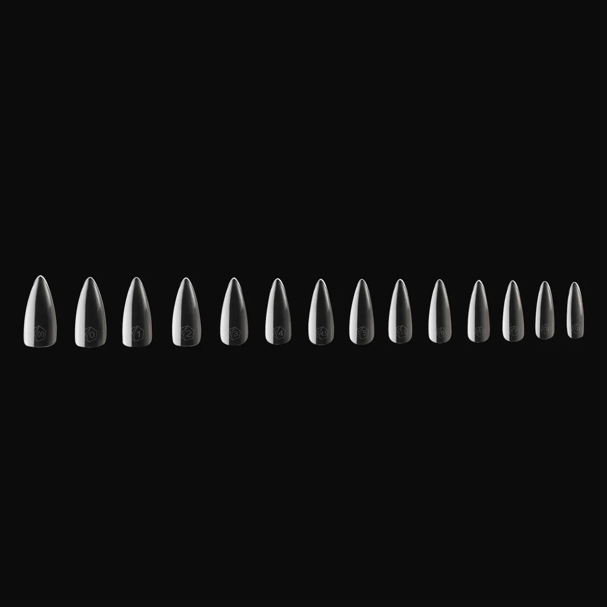 Apres Gel-X Natural Stiletto Medium Box of Tips 2.0, 600 pcs.