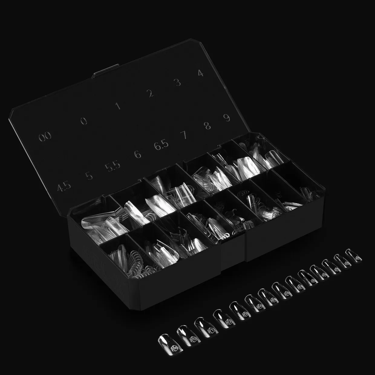 Apres Gel-X Sculpted Coffin Medium Box of Tips 2.0, 600 pcs.