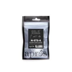 Apres Individual Tips - Natural Stiletto Short #6
