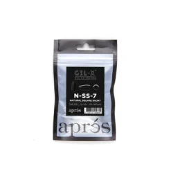 Apres Individual Tips - Natural Square Short #7