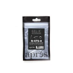 Apres Individual Tips - Natural Stiletto Short #8