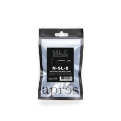 Apres Individual Tips - Natural Square Long #8
