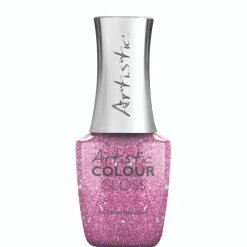 Artistic Nail Design "Blushing All the Way" - Colour Gloss LED Soak Off Gel Color, 15 mL | .5 fl oz