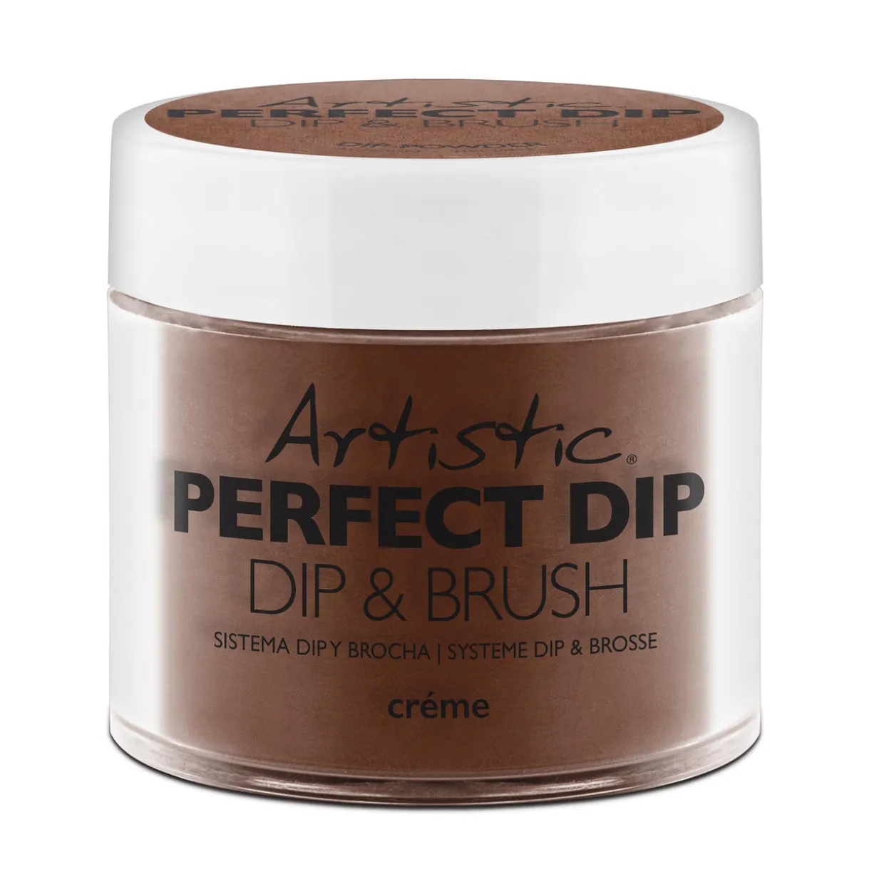 Artistic Nail Design "From AM to PM" - Hot Chocolate Crème Dip Powder, 23g | .8 oz