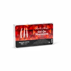 Artistic Nail Design Gel On Xtensions, Medium Coffin, 550 Ct