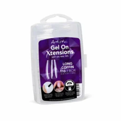 Artistic Nail Design Gel On Xtensions, Long Coffin, 110 Ct