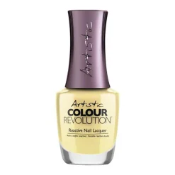 Artistic Nail Design "Goddess of Light" - Iridescent Yellow Crème Nail Lacquer, 15mL | .5 fl oz