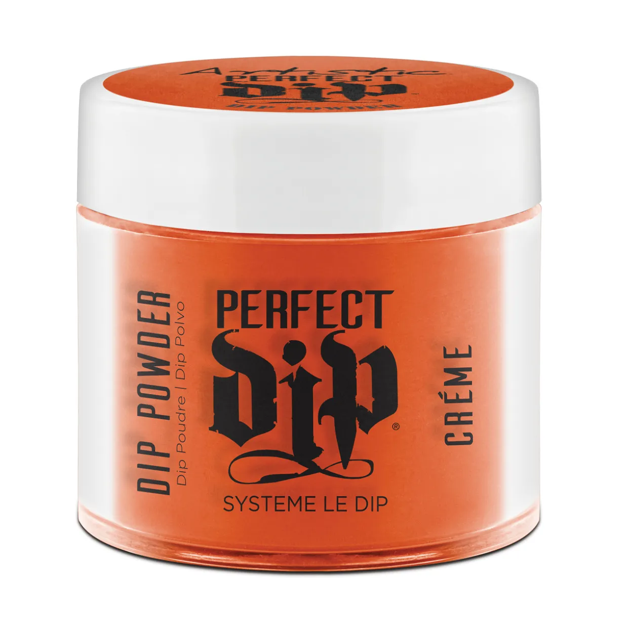 Artistic Nail Design "Strike A Chord" - Bright Orange Crème Perfect Dip Powder 23 g | 0.8 Oz