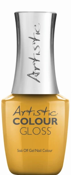 Artistic Nail Design "Watch Me", Colour Gloss Soak-Off Gel Polish, Marigold Crème