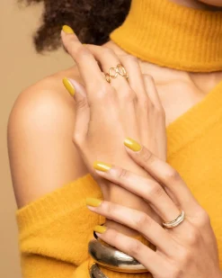 Artistic Nail Design "Watch Me", Perfect Dip, Marigold Crème