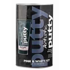 Artistic Pink & White Kit - Includes White & Pink Puttys, Shaping Liquid, Nail Prep, Bonding Gel, Sealer, Tool & Keys