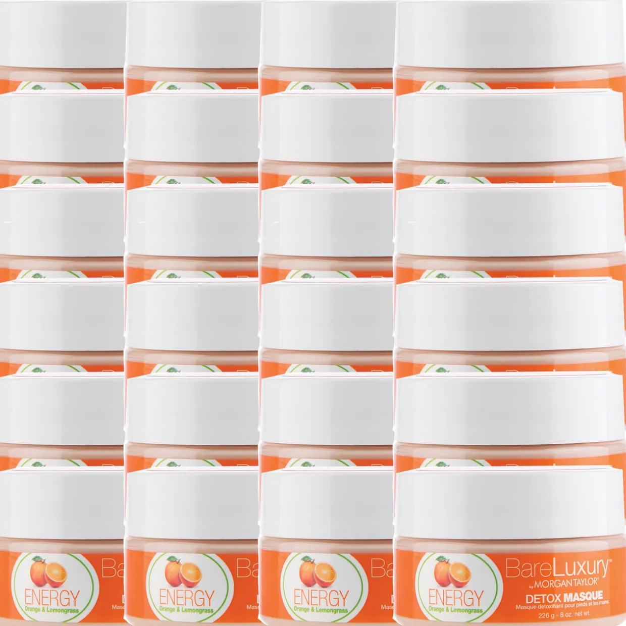 BareLuxury Energy Orange & Lemongrass Masque (8 oz. | 226 g.) - Case Pack of 24