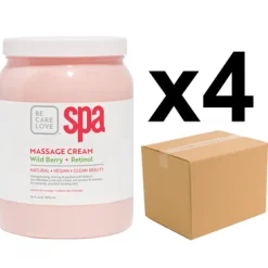 BCL SPA Massage Cream Wild Berry + Retinol, 64 oz. - Case Pack of 4