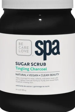 BCL SPA Sugar Scrub Tingling Charcoal, 64 oz.