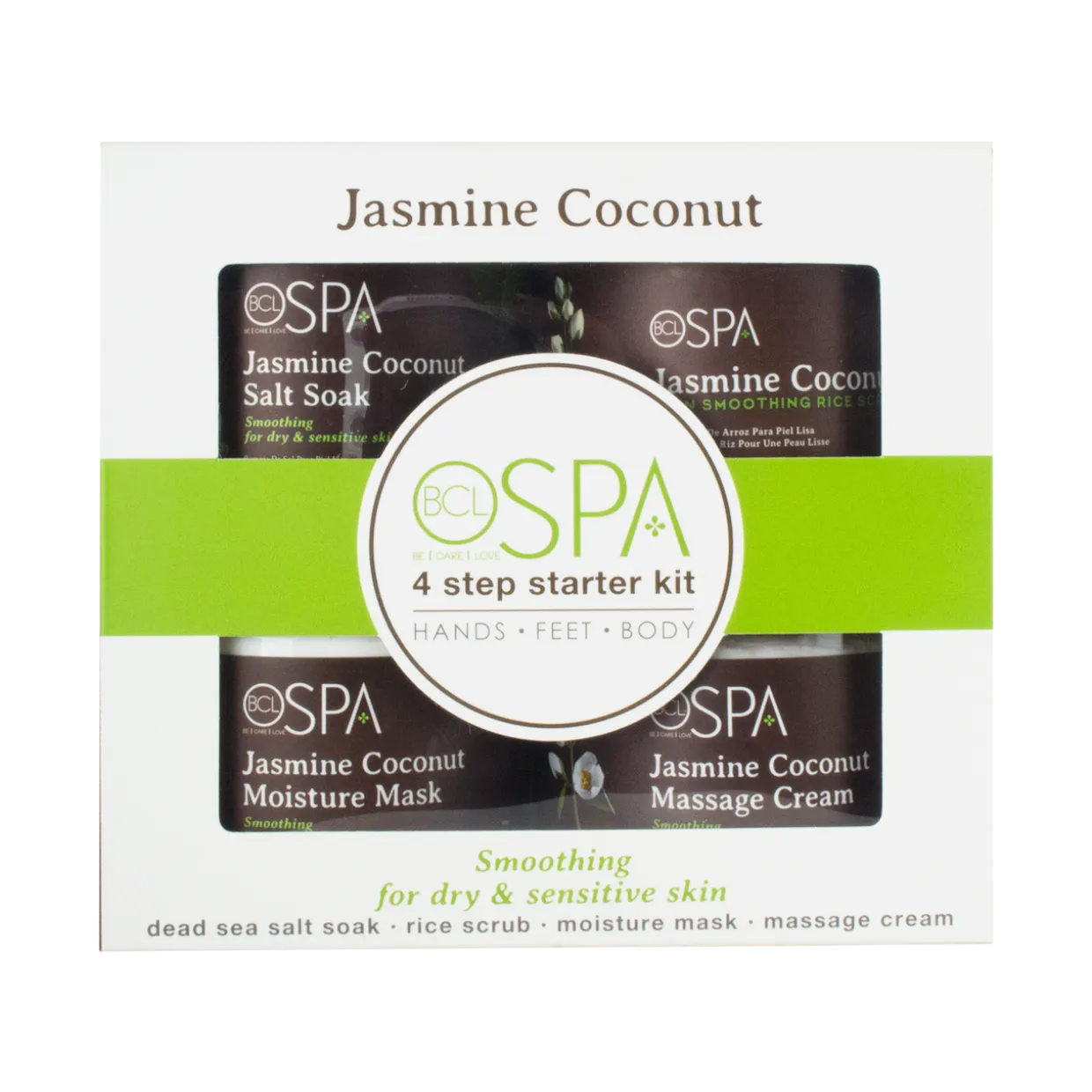 BCL Spa Jasmine Coconut Skin Smoothing 4 Step Starter Kit