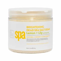 BCL Spa 16 oz. Brightening Lemon + Lily Dead Sea Salt Soak