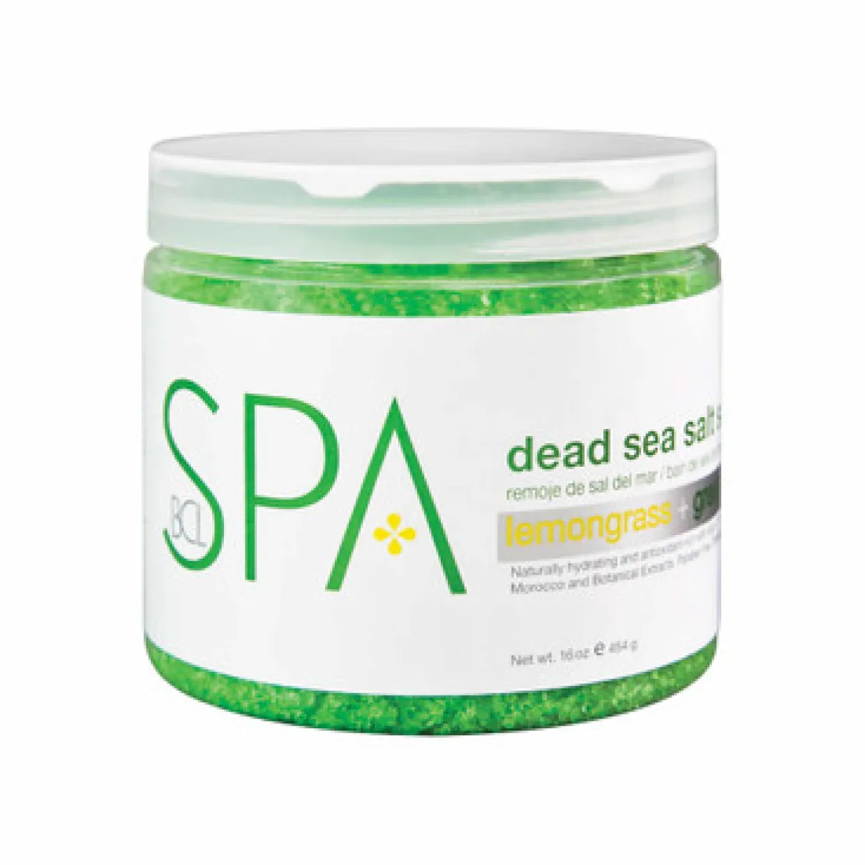 BCL SPA 16 oz. Dead Sea Salt Soak Lemongrass + Green Tea