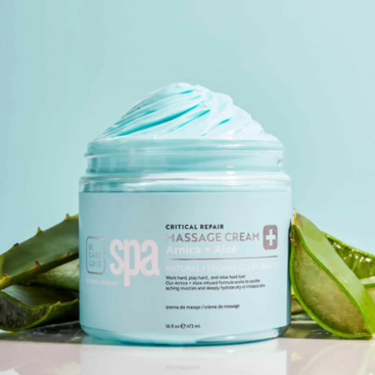 BCL SPA 16 oz. Massage Cream, Critical Repair Arnica + Aloe