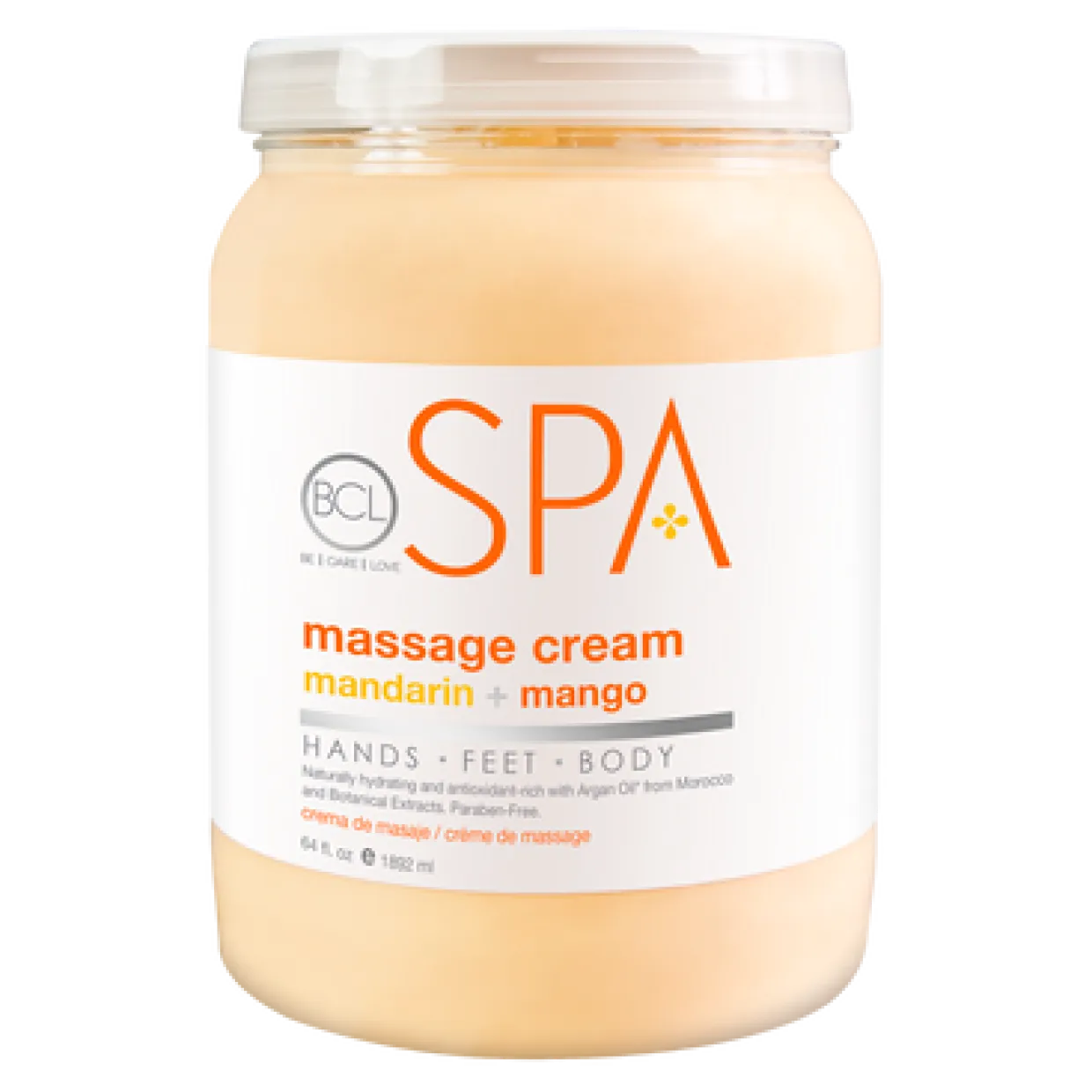 BCL SPA 64 oz. Massage Cream Mandarin + Mango