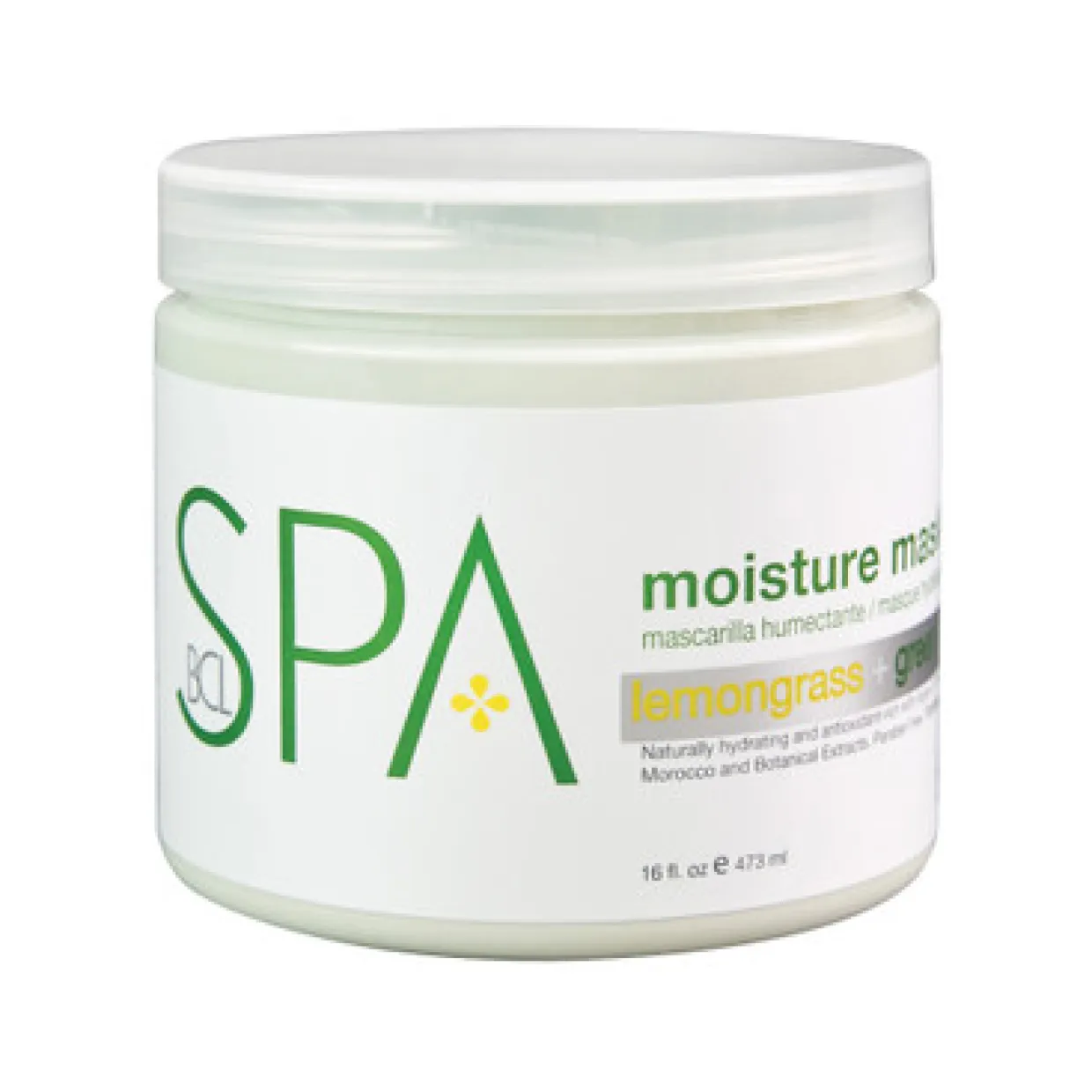 BCL SPA 16 oz. Moisture Mask Lemongrass + Green Tea