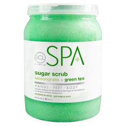 BCL SPA 64 oz. Sugar Scrub Lemongrass + Green Tea