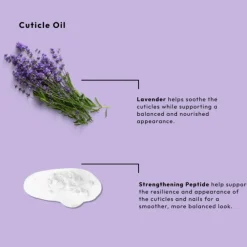 BCL Spa Strengthening Peptide Nail & Cuticle Oil, Lavender Scented
