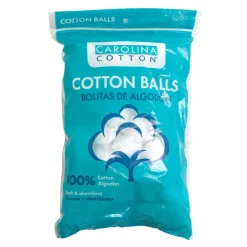 Carolina Cotton Standard Cotton Balls, 200 ct. - Case Pack of 12 Bags