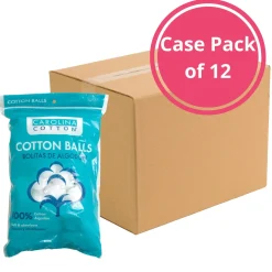 Carolina Cotton Standard Cotton Balls, 200 ct. - Case Pack of 12 Bags