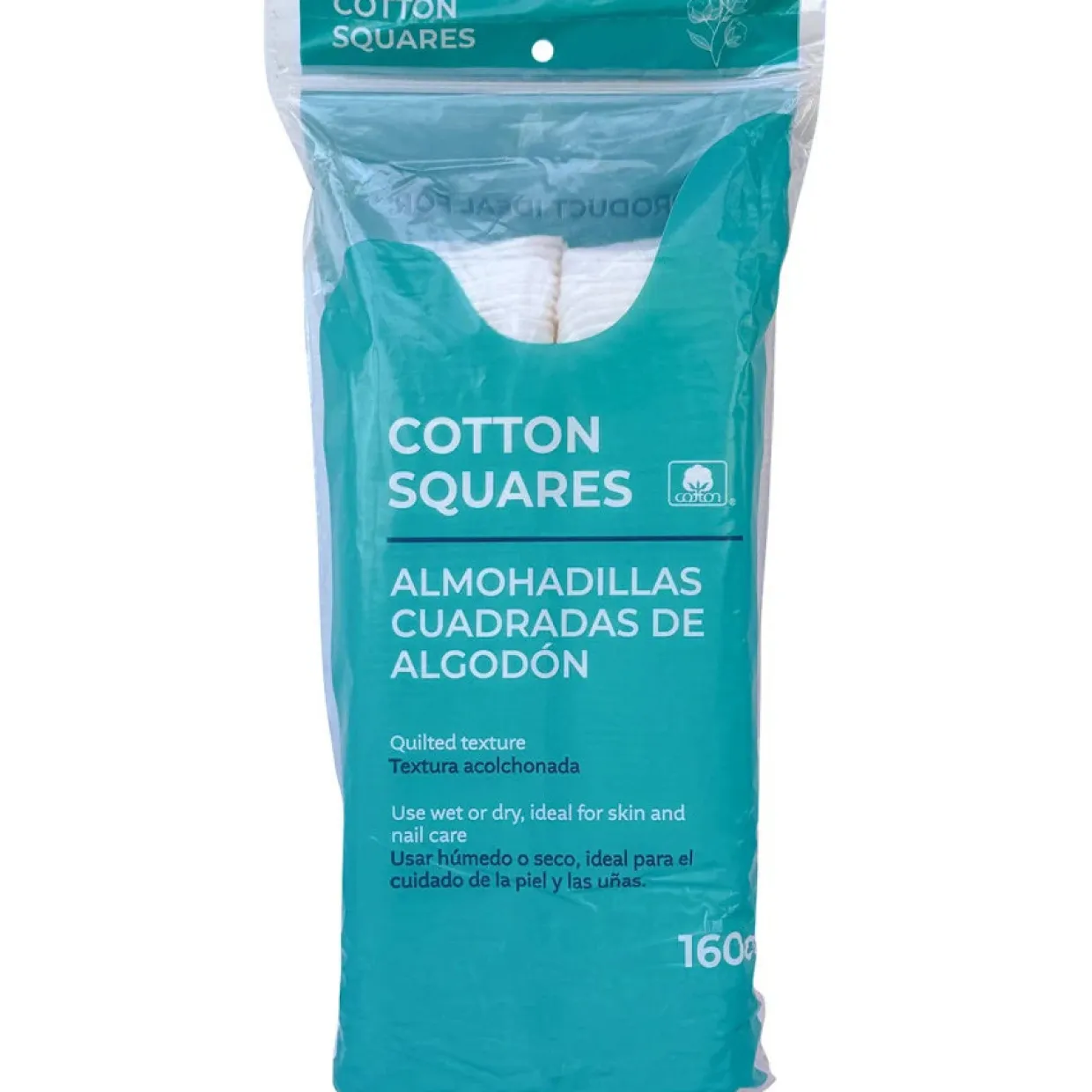 Carolina Cotton Standard Cotton Squares, 160 ct. - Case Pack of 24 Bags