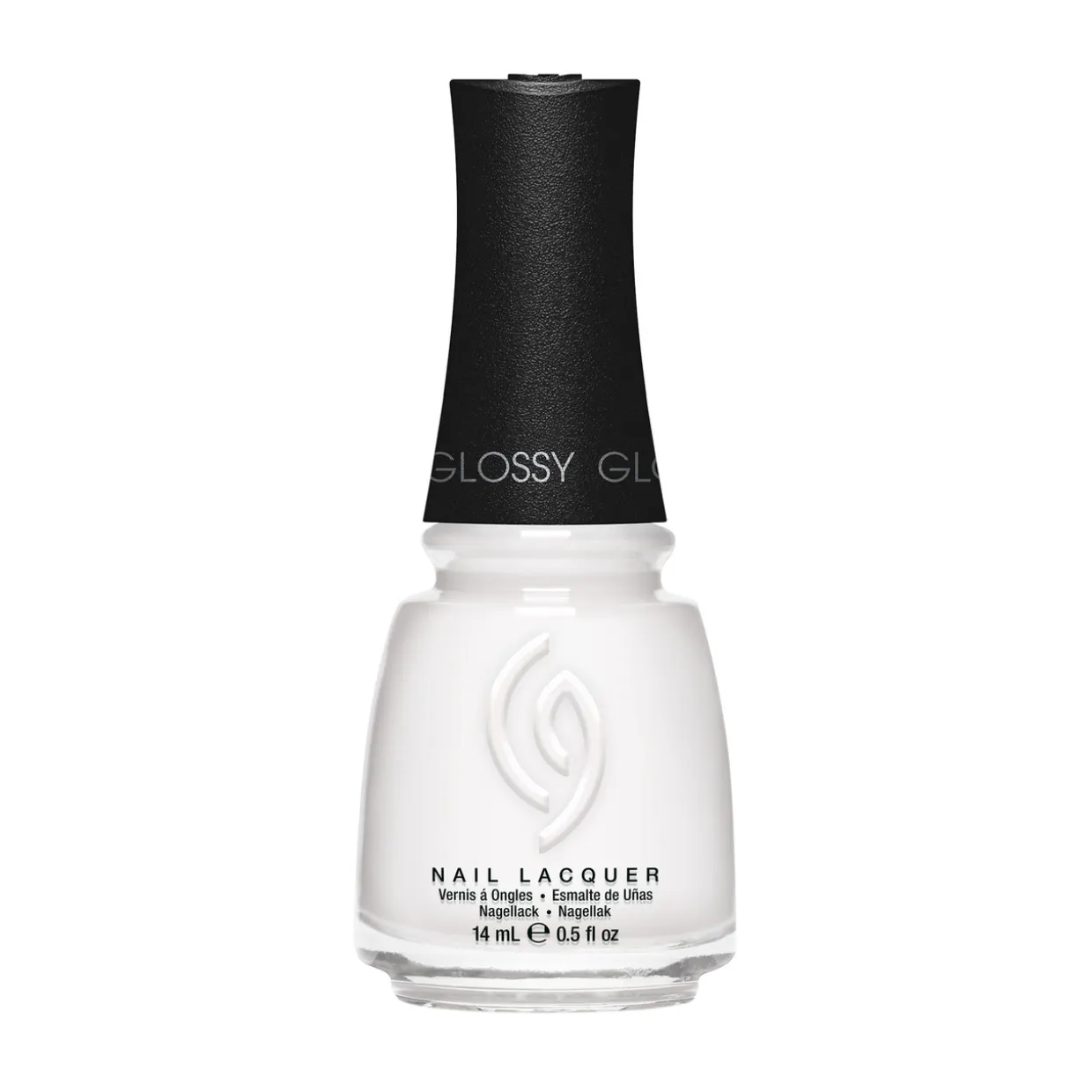 China Glaze "White On White" Nail Lacquer, 0.5 Oz - 43057