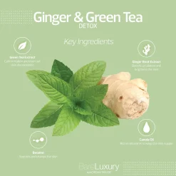 Detox Ginger & Green Tea Lotion (32 fl. oz. | 946 ml.) - BareLuxury Pump Lotion