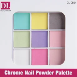 DL Pro Chrome Nail Powder Palette