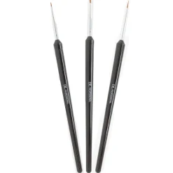 DL Pro 3 pc. Nail Art Striping Brush Set