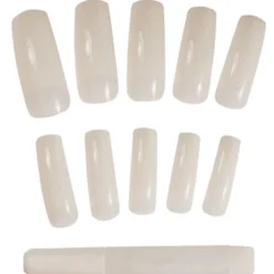DL Pro 100 pc. Natural Nail Tip Kit, 2 g. Nail Glue Included