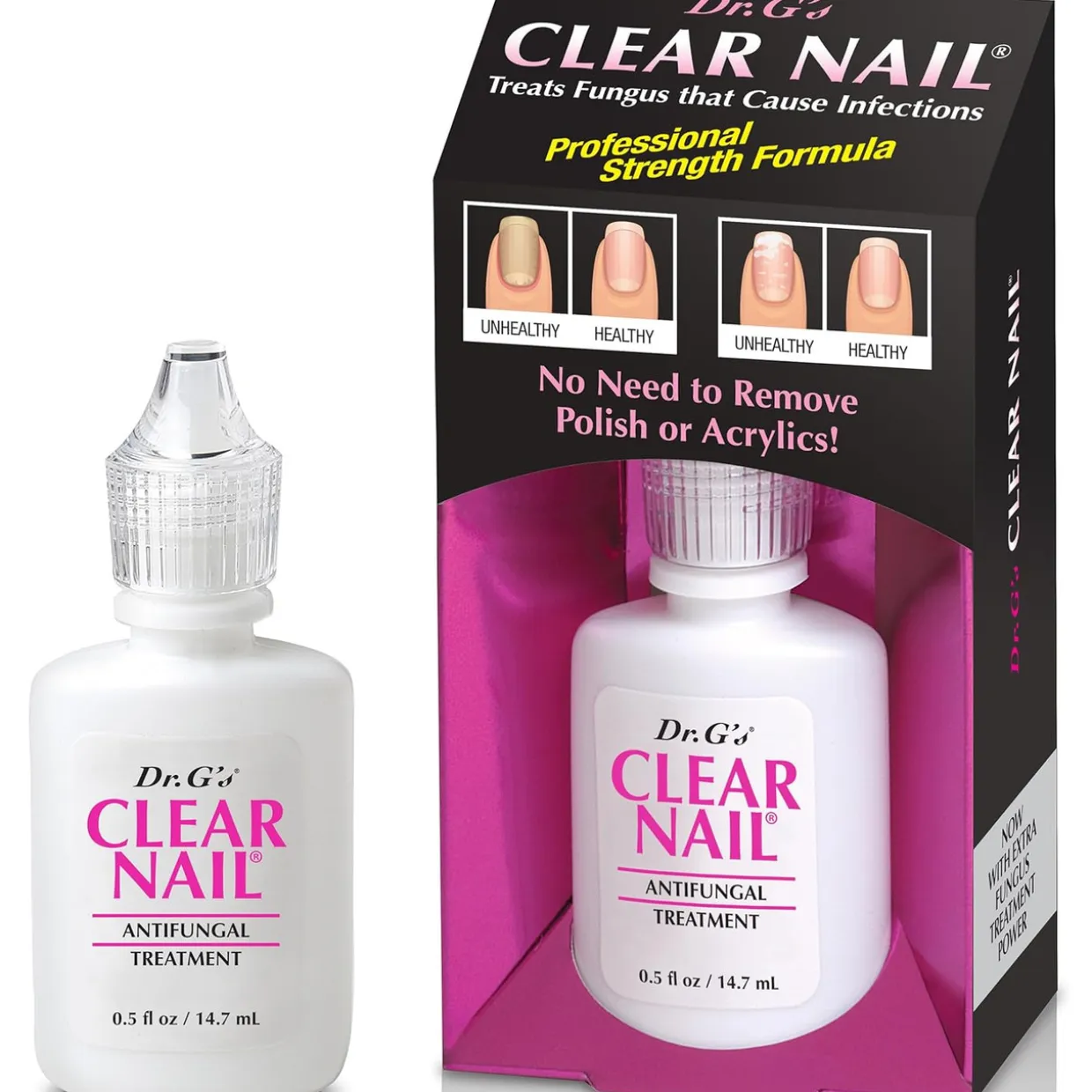 Dr. G's Clear Nail Antifungal Treatment, .5 fl. oz. - 6 Piece Display
