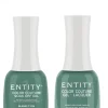 Entity "Blame It On The Mistletoe" Duo - Includes Gel Polish and Lacquer - Slate Green Creme