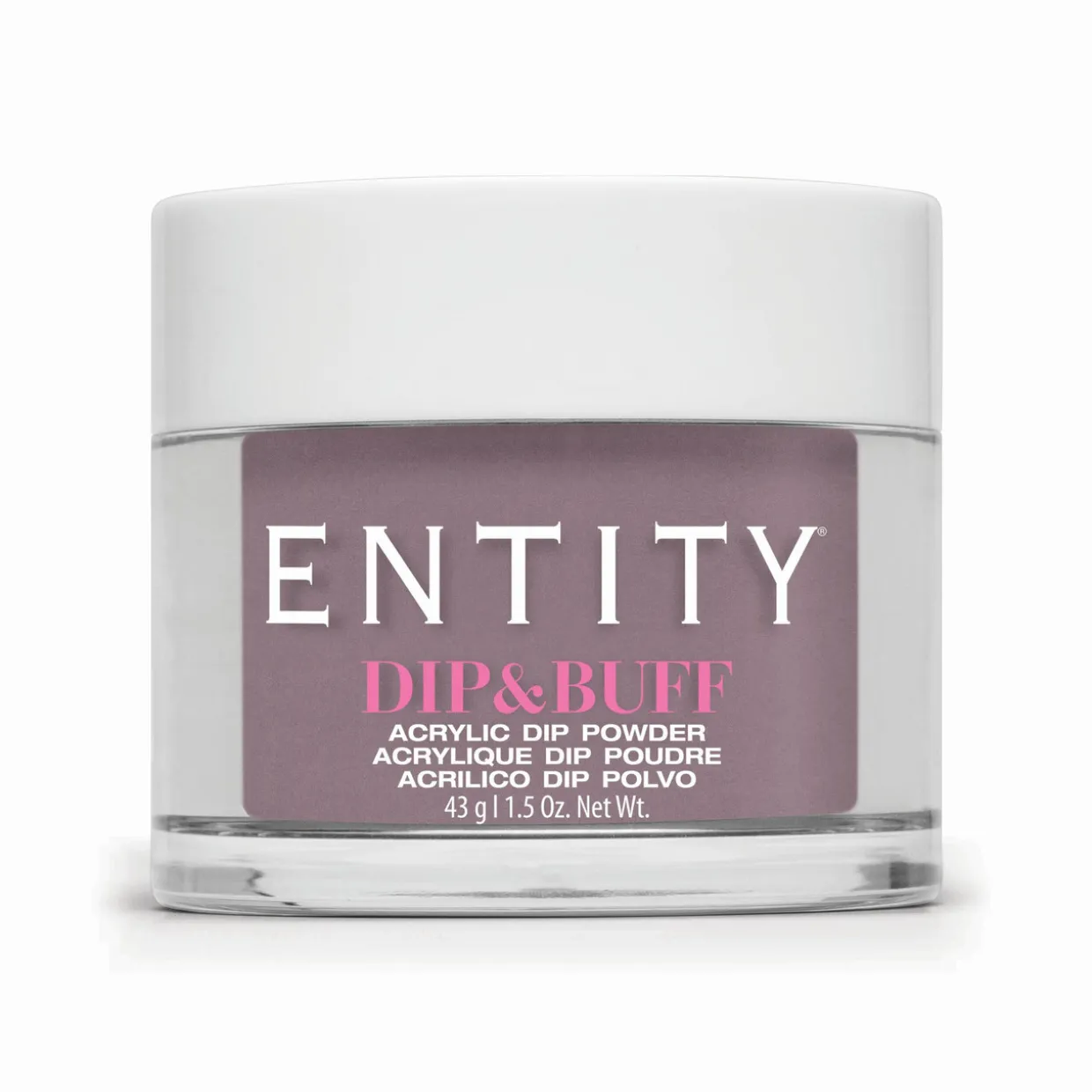 Entity Dip & Buff, "Behind The Seams", Purple Taupe Creme , 43 g | 1.5 Oz. - 5301875
