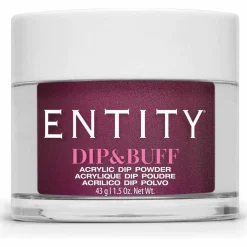 Entity Dip & Buff, "Be Still My Heart", Fuchsia Shimmer , 43 g | 1.5 Oz. - 5301561