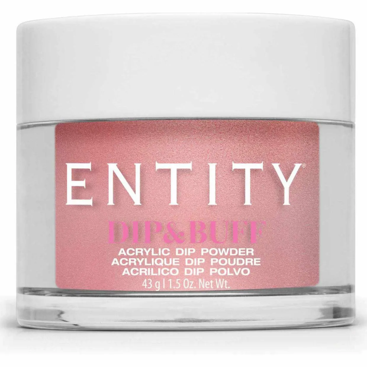 Entity Dip & Buff, "Blushing Bloomers", Light Pink Shimmer , 43 g | 1.5 Oz. - 5301523