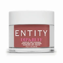 Entity Dip & Buff, "Classy Not Brassy", Dark Mauve Creme , 43 g | 1.5 Oz. - 5301530