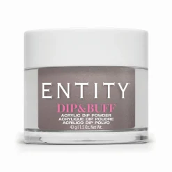 Entity Dip & Buff, "Fashion Forward", Grey Shimmer , 43 g | 1.5 Oz. - 5301292