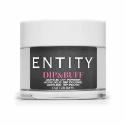 Entity Dip & Buff, "Headliner", Dark Grey Shimmer , 43 g | 1.5 Oz. - 5301519