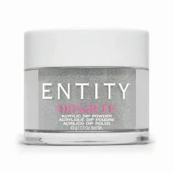 Entity Dip & Buff, "Holo-Glam It Up", Fine Silver Holo Glitter , 43 g | 1.5 Oz. - 5301293