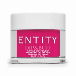 Entity Dip & Buff, "Tres Chic Pink", Raspberry Pink Creme , 43 g | 1.5 Oz. - 5301243