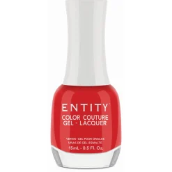 Entity Extended Wear Hybrid Gel-Lacquer "A-Very Bright Red Dress" - Bright Red Creme